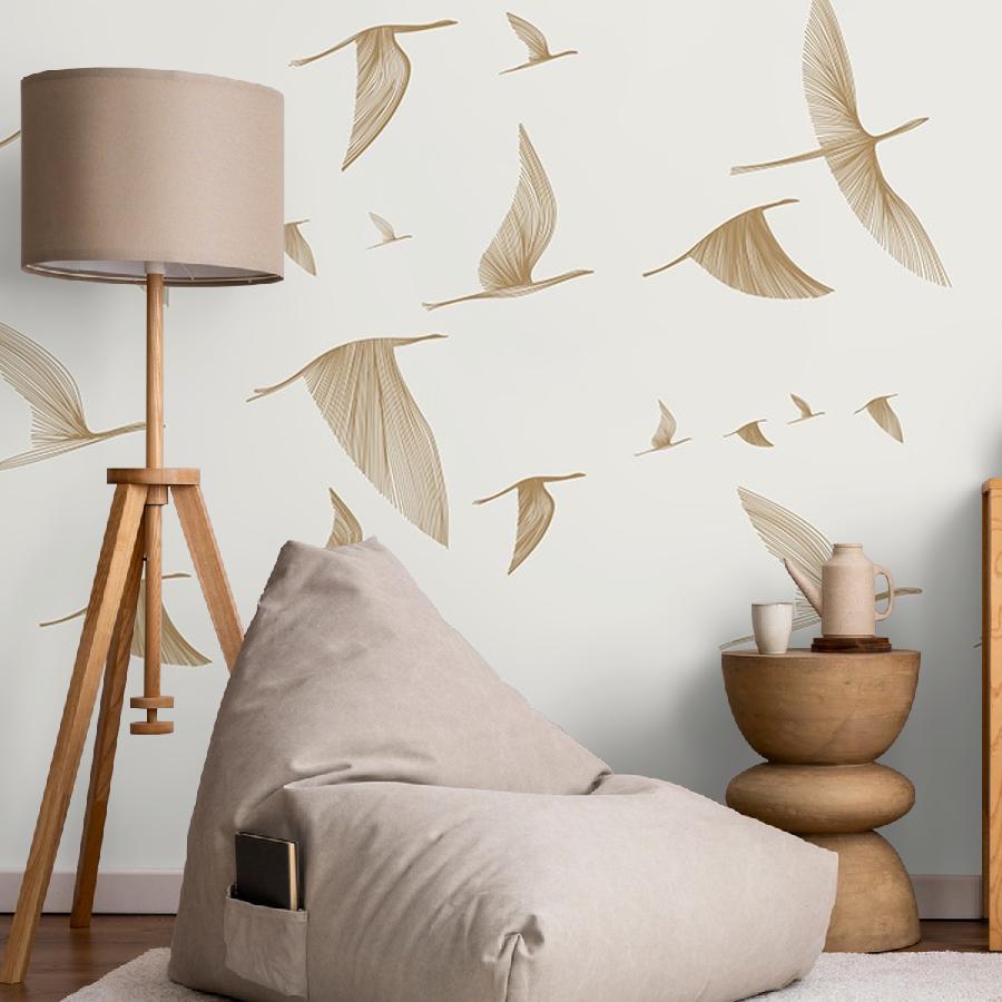 фотообои стая птиц 14-806