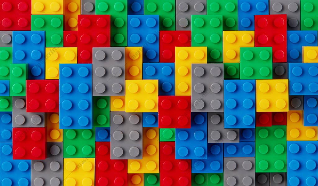 Фотообои Кубики Лего