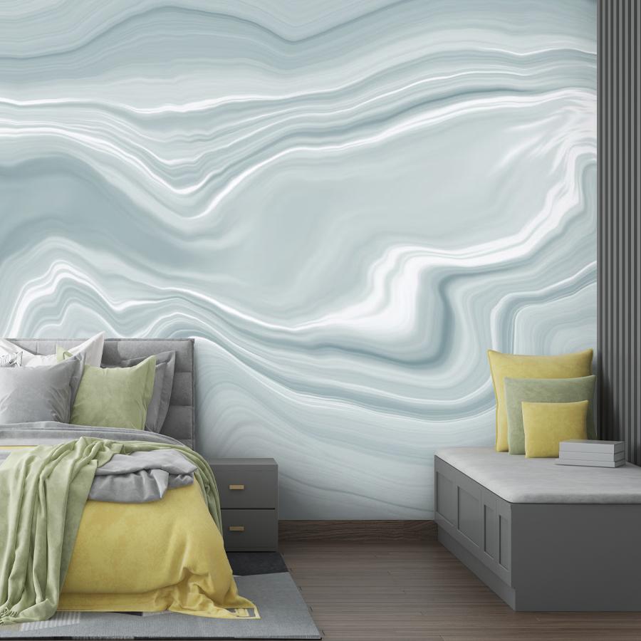 фотообои флюид арт - серый фон 9-944