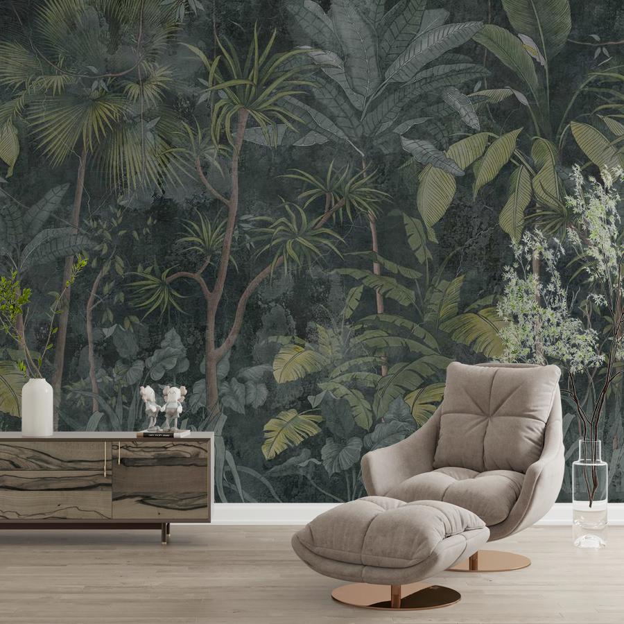 фотообои темные тропики 12-1856