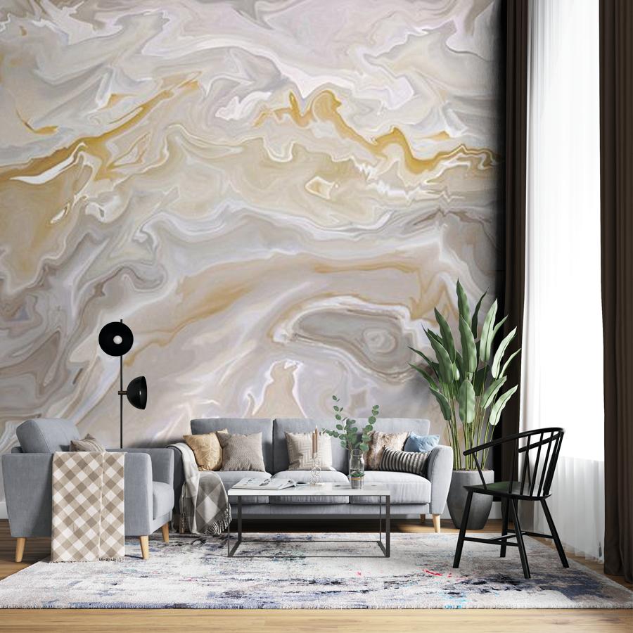 фотообои золотые разводы 13-256