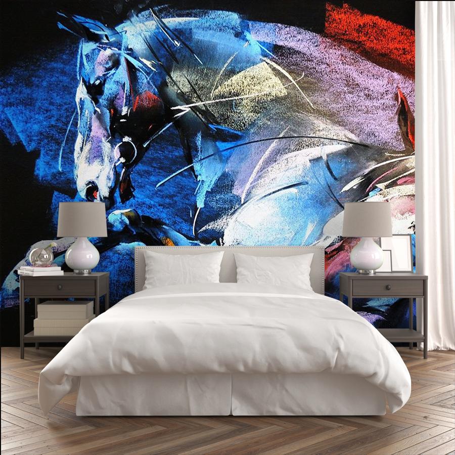 фотообои лошади абстракция 9-2060