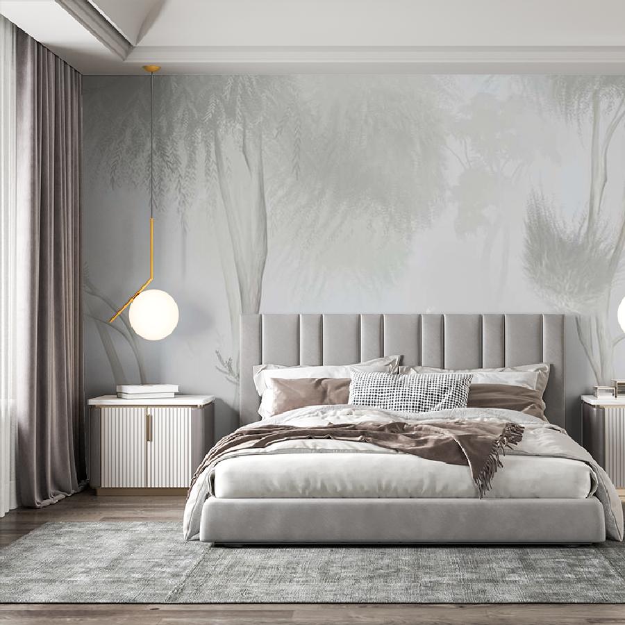 фотообои белые цапли под деревом