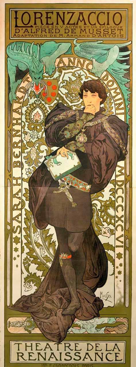 фотообои альфонс мариа муха - лорензаччо 8-236