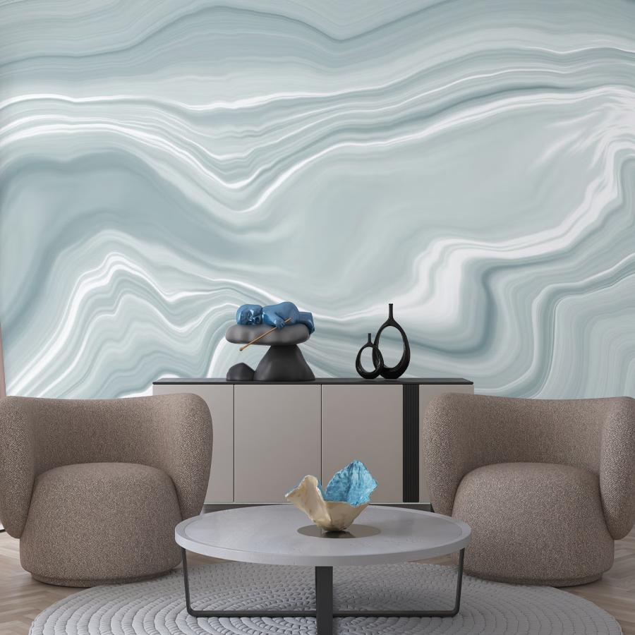 фотообои флюид арт - серый фон 9-944