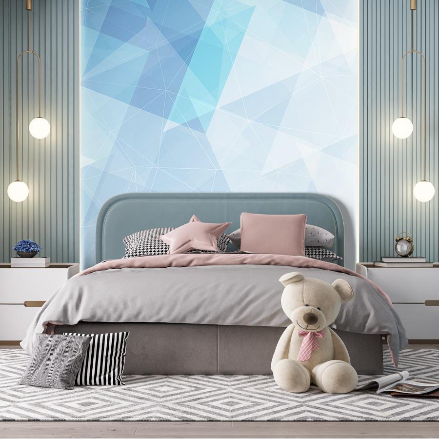 фотообои голубая геометрия градиент 9-1493 фотообои голубая геометрия градиент 9-1493