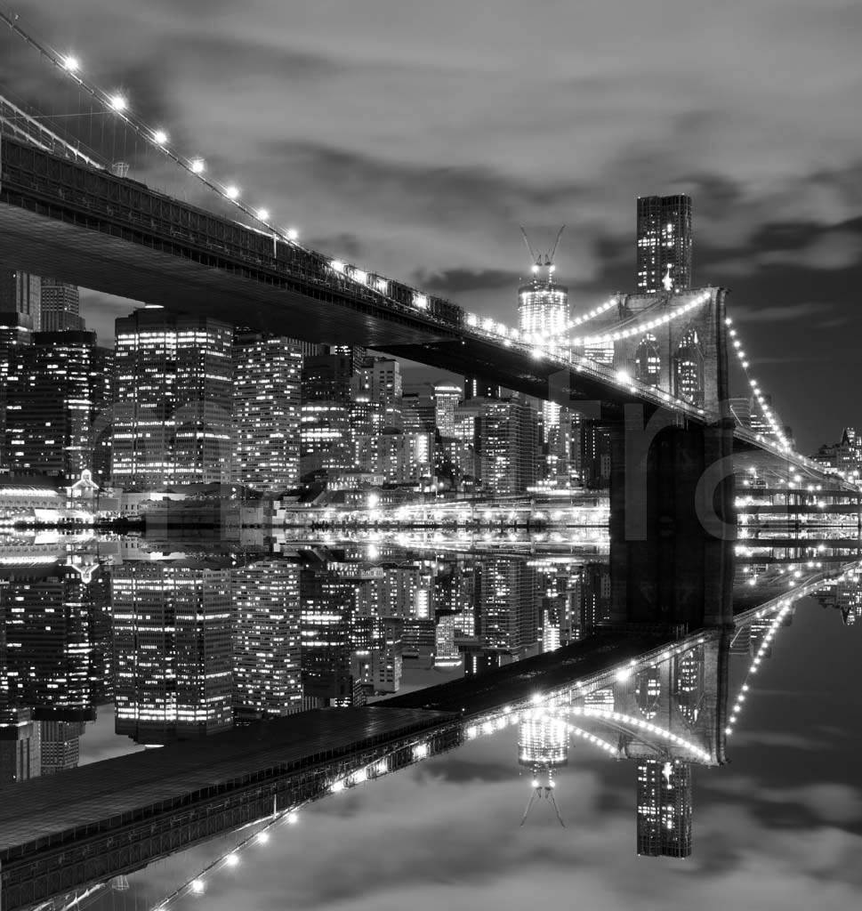 Бруклинский мост чб