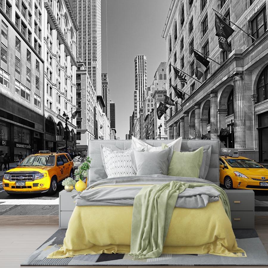 фотообои желтое такси в нью-йорке 9-1767