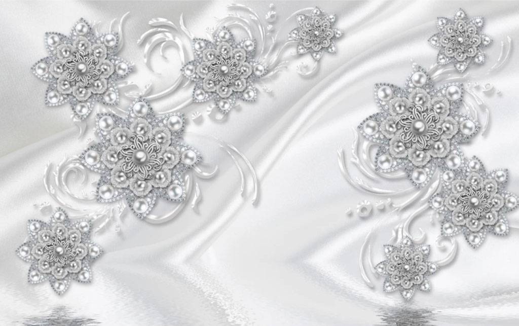 серые стальные цветы 15-799