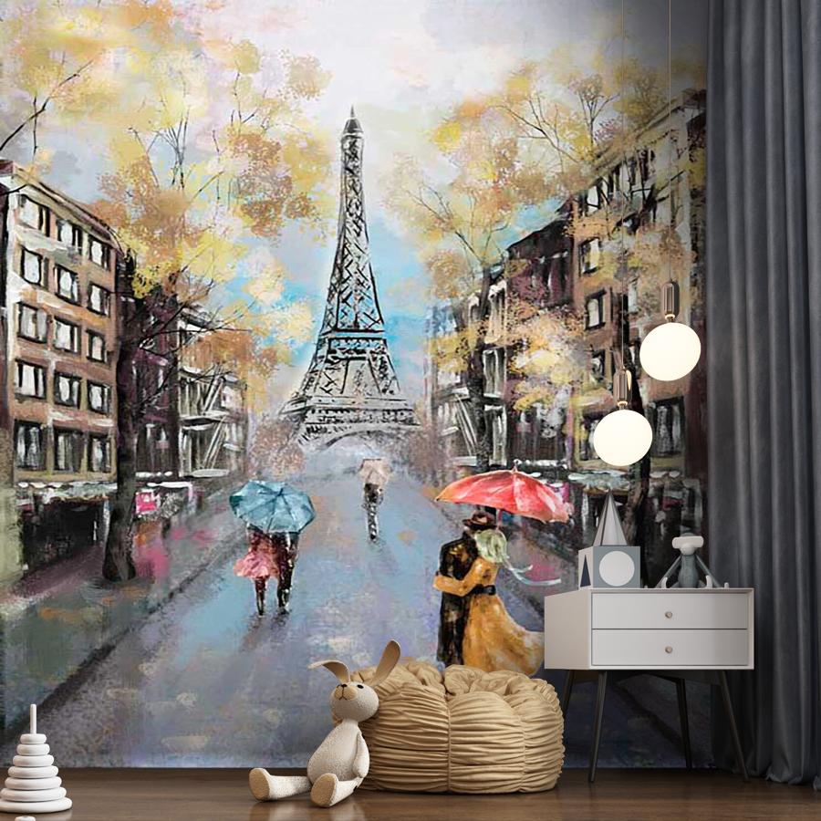 фотообои эйфелева башня вид снизу 9-755