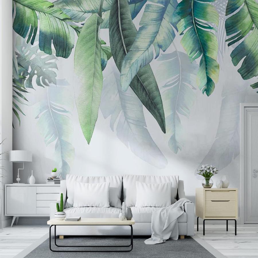 фотообои тропические листья сверху 13-504 фотообои тропические листья сверху 13-504