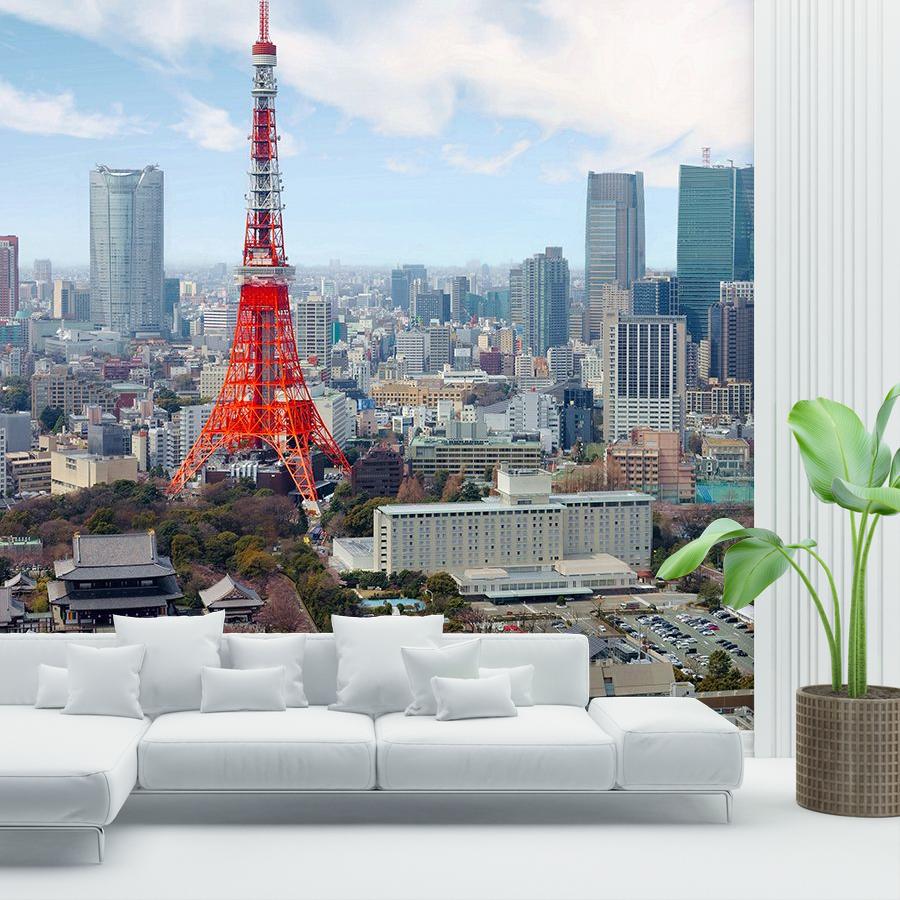 фотообои телевизионная башня токио 9-2077