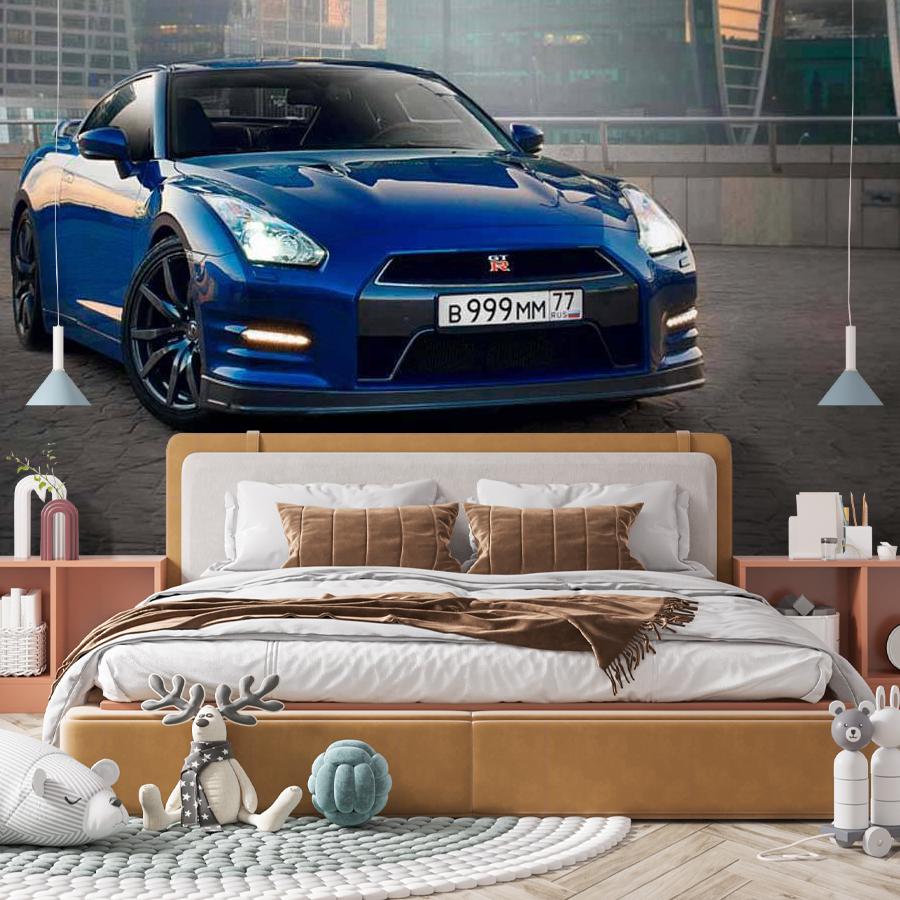 фотообои машина в городе 12-585 фотообои машина в городе 12-585