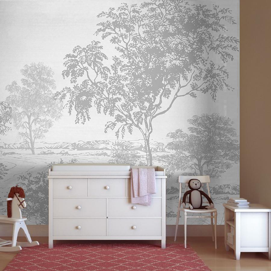 фотообои лес монохром 14-887