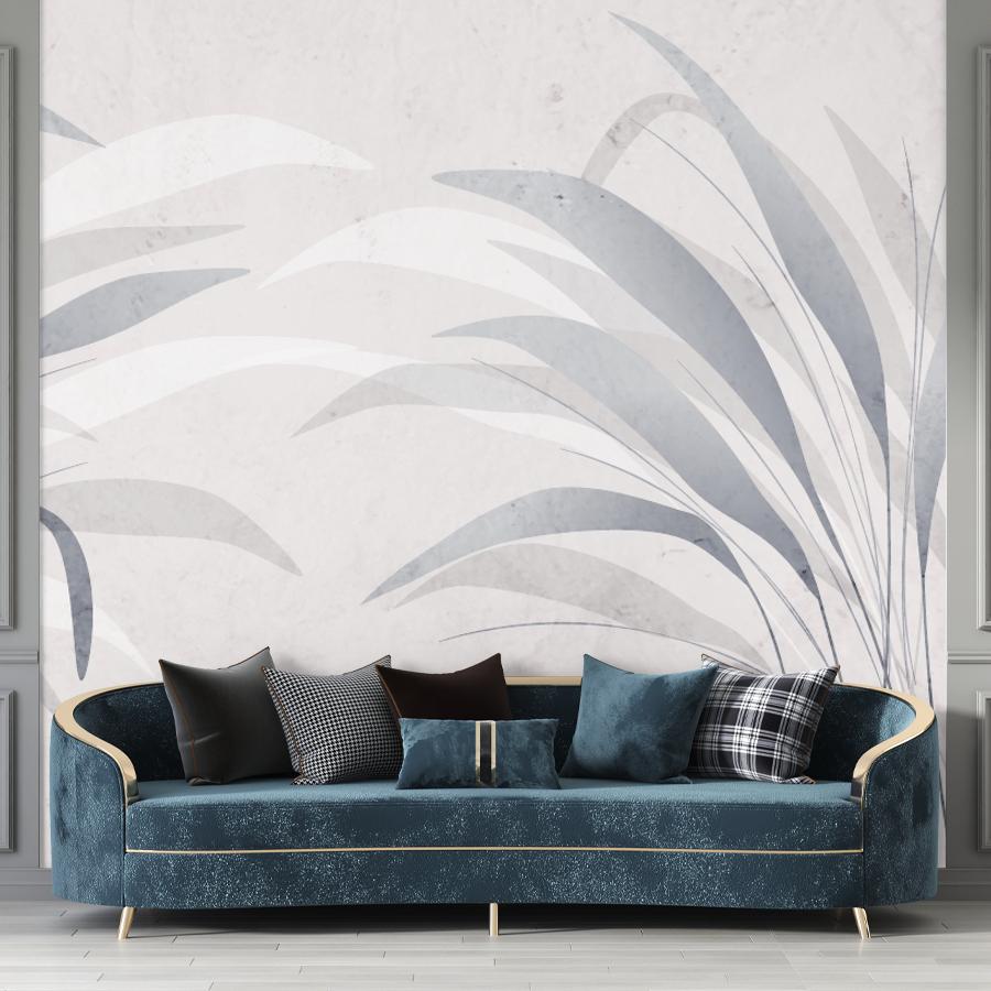 фотообои листья тонкие летящие 14-1235