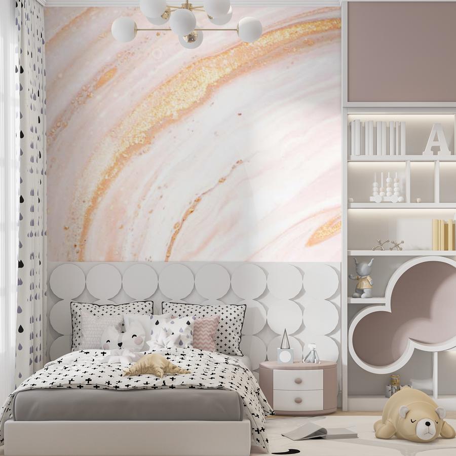 фотообои флюид арт - розовая буря 9-919