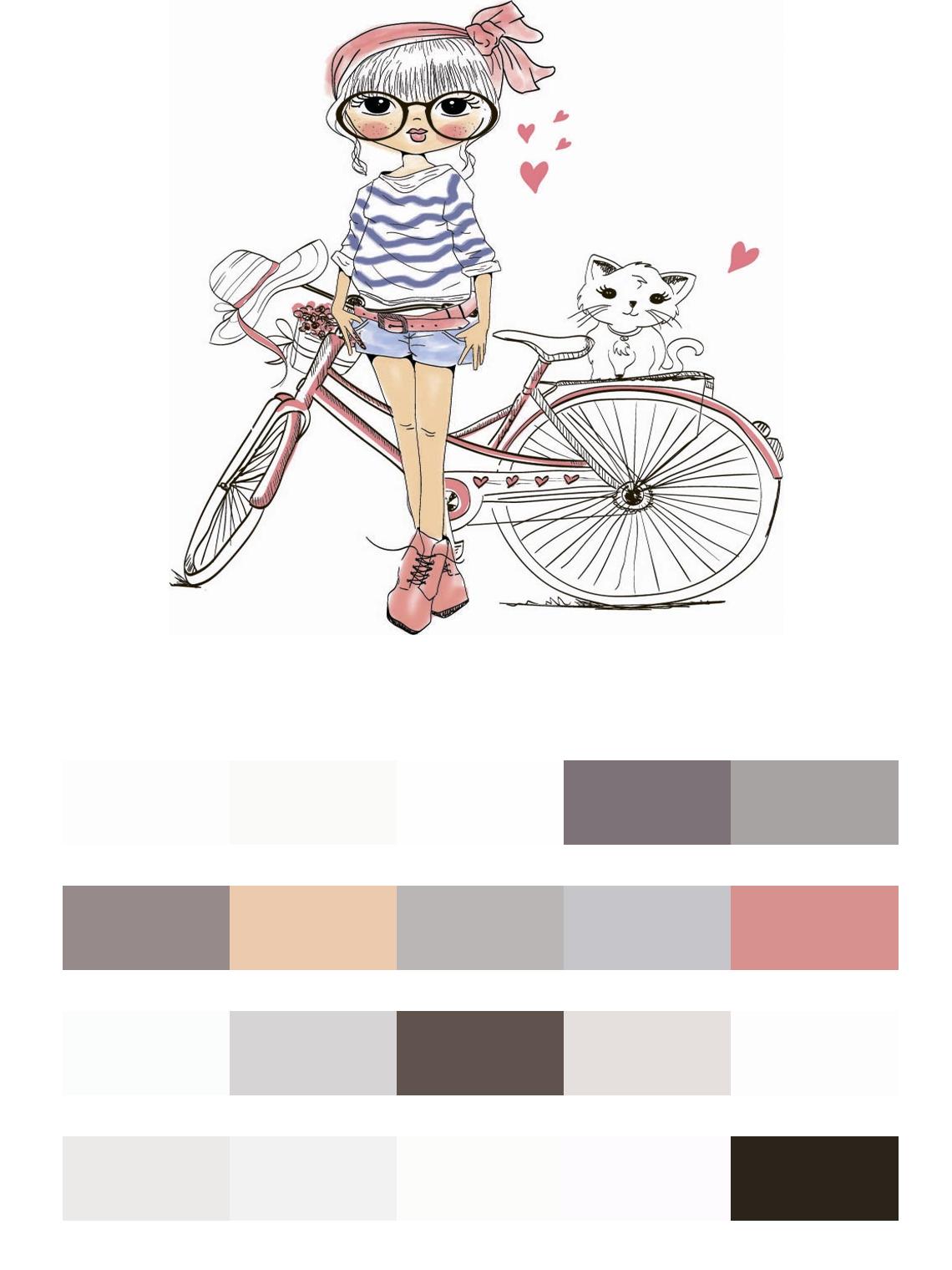 Велопрогулка цвета