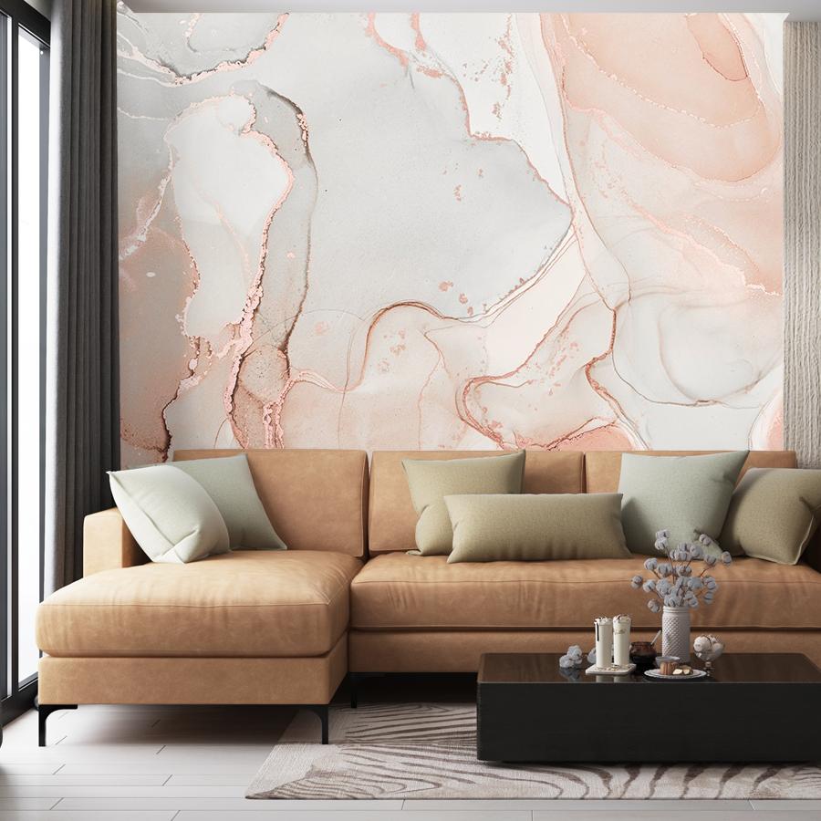 фотообои пудровый флюид арт 9-1514