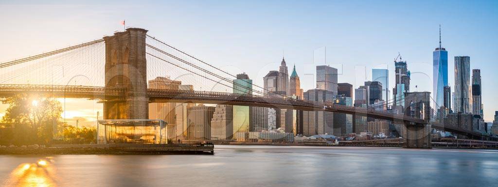 Фотообои Бруклинский мост панорама