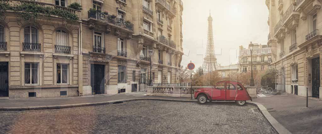 Фотообои Вид на Париж ретро