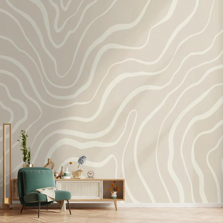 фотообои орнамент с белыми линиями 14-1005