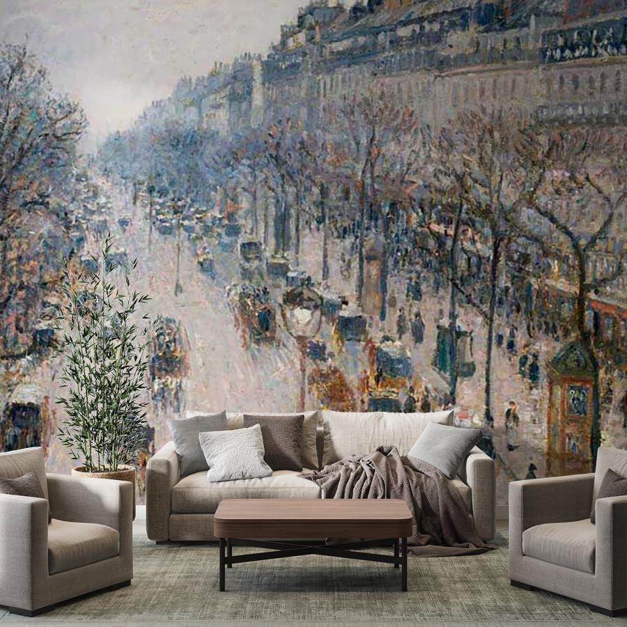 фотообои улица парижа 19 век 9-714