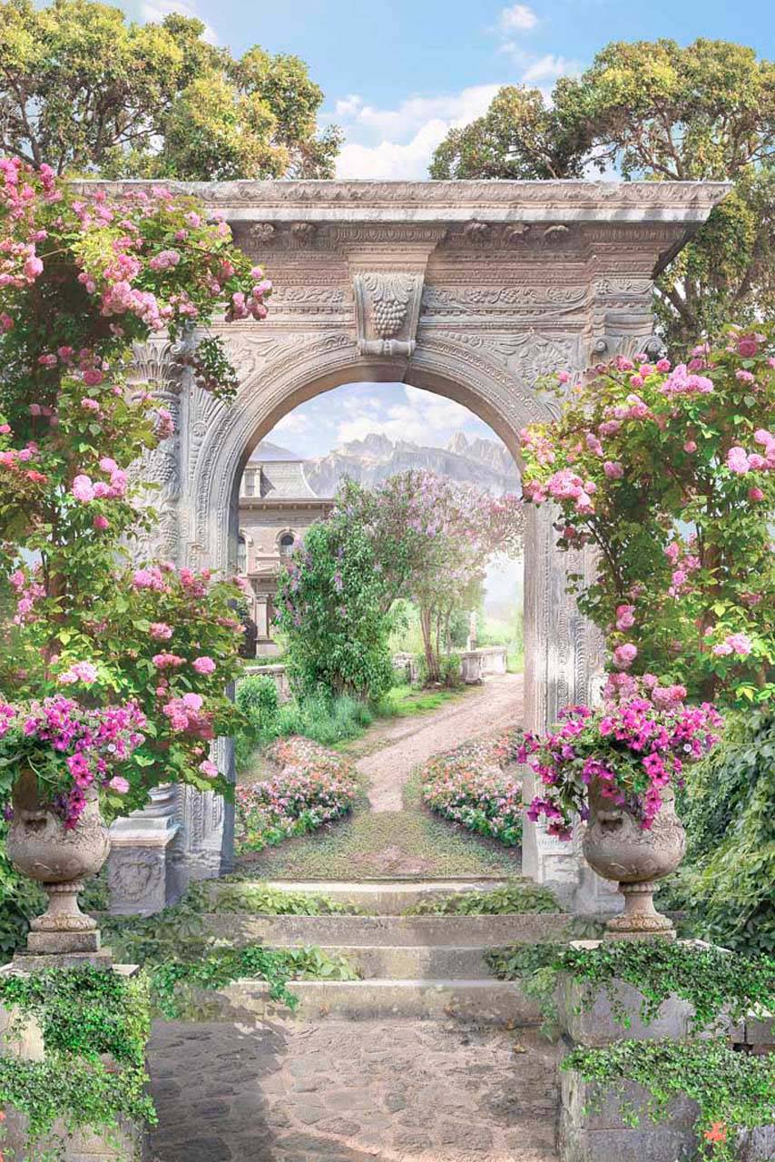 фотообои 3д арка расширяющая пространство 7-147 фотообои 3д арка расширяющая пространство 7-147