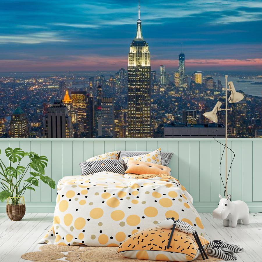 ночной нью йорк красивый 9-837