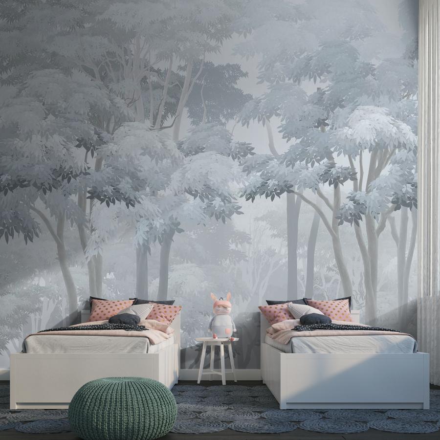 фотообои серебристый лес 13-331