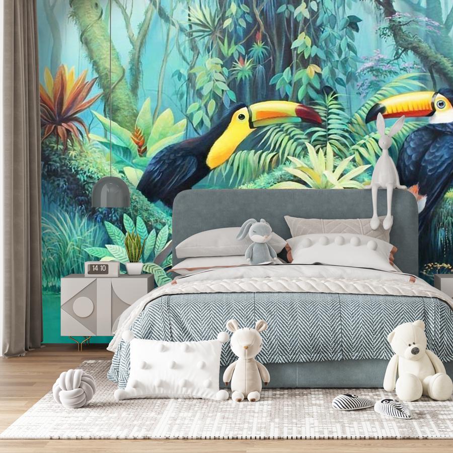 фотообои тропические птицы 14-561