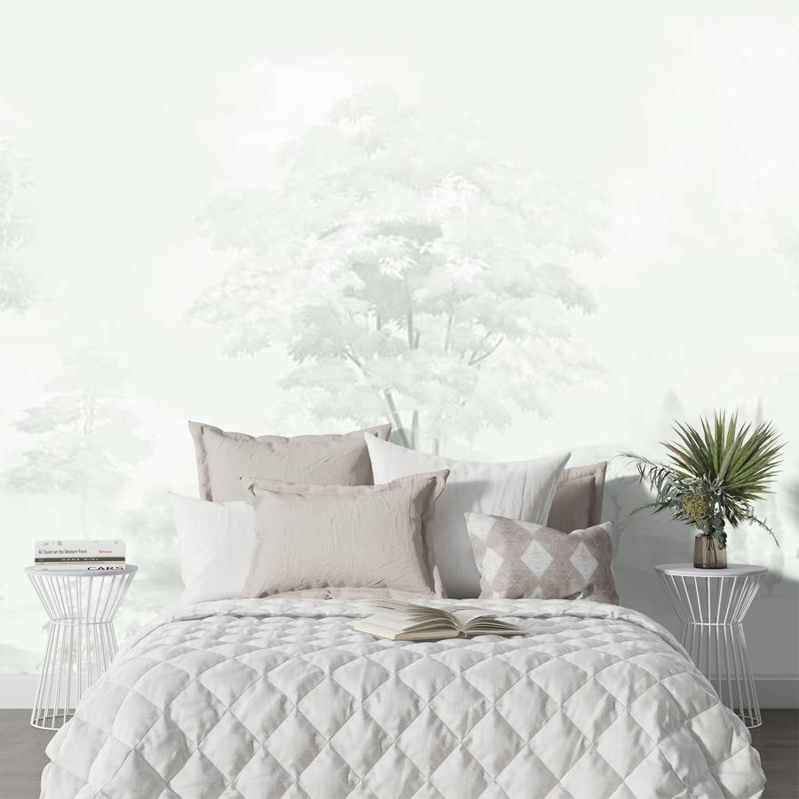 фотообои лес фоновый оливковый 13-1070