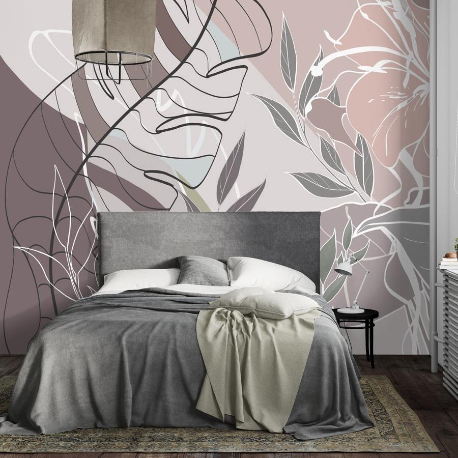 фотообои цветы абстракция 13-718