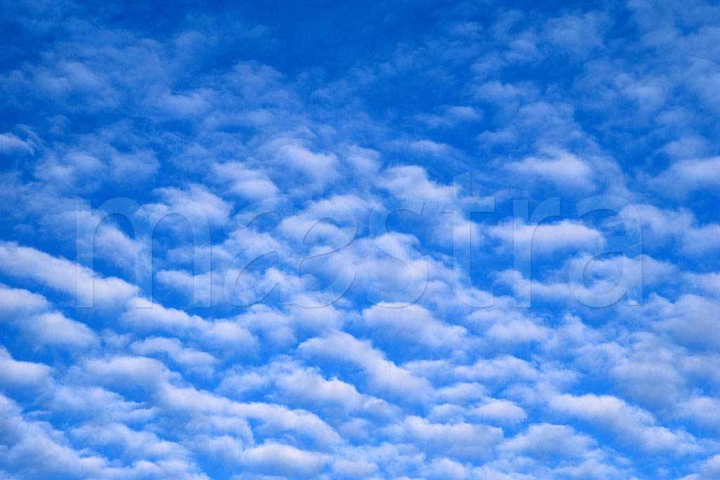 Фотообои Мелкие облака на синем небе