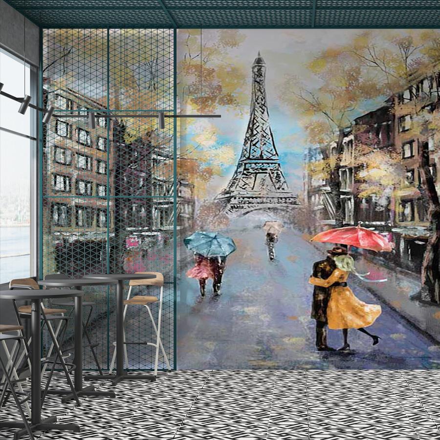 фотообои эйфелева башня вид снизу 9-755