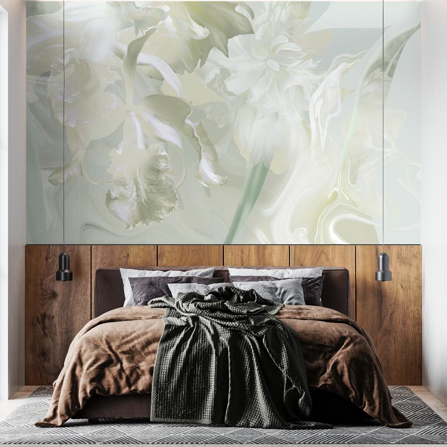 фотообои пионы и ирисы 13-891