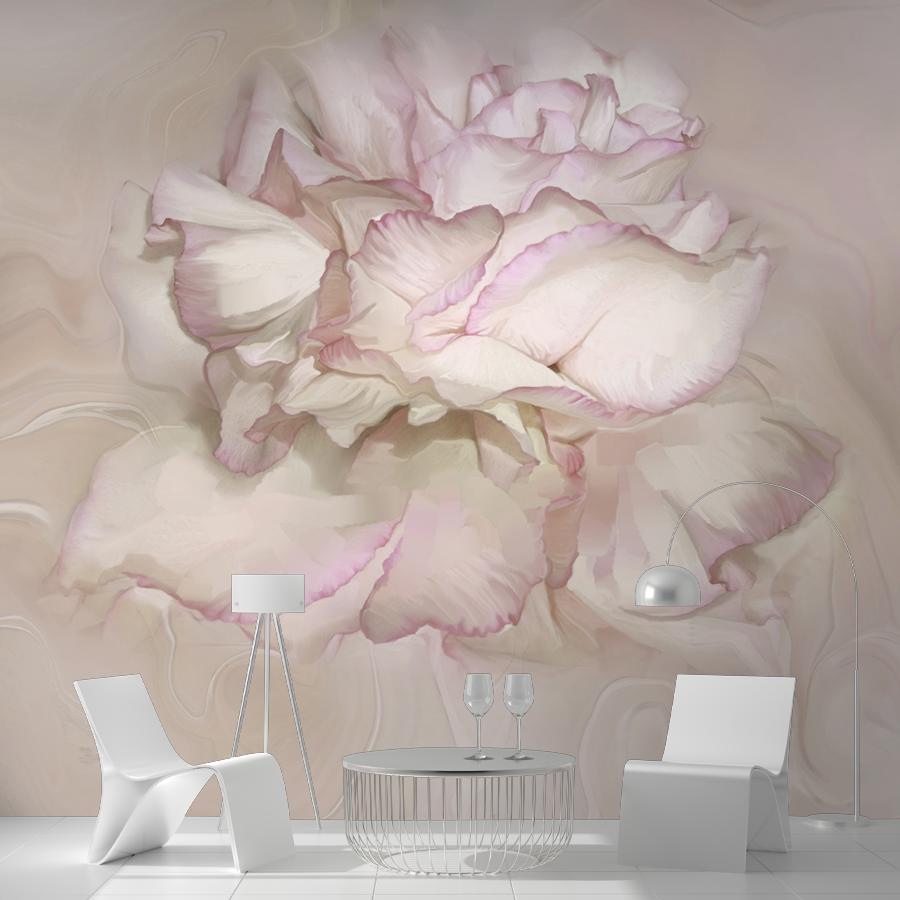 фотообои пион бежевый 3д 13-734 фотообои пион бежевый 3д 13-734