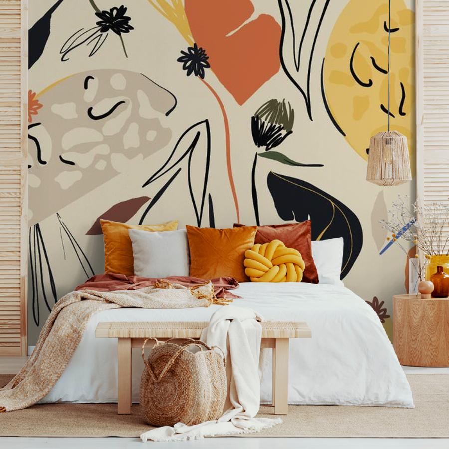 фотообои абстрактный цветочный узор 9-1119 фотообои абстрактный цветочный узор 9-1119