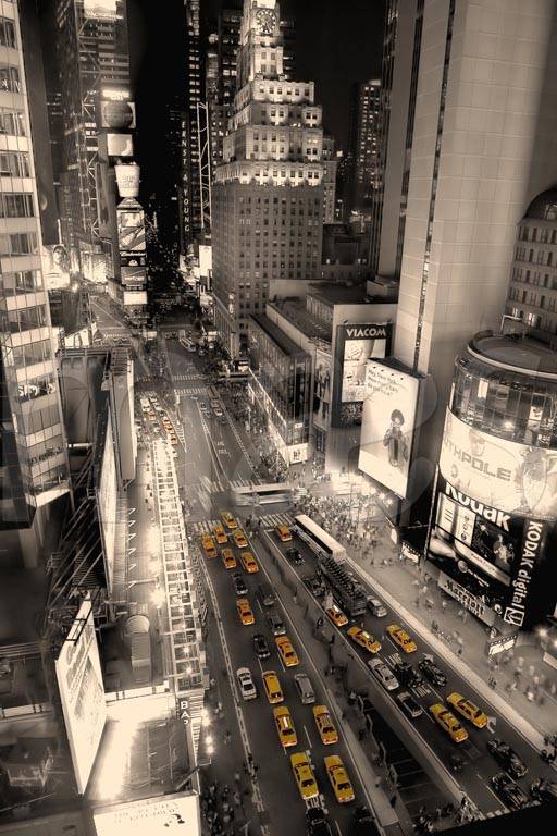 Фотообои Нью Йорк улица с такси