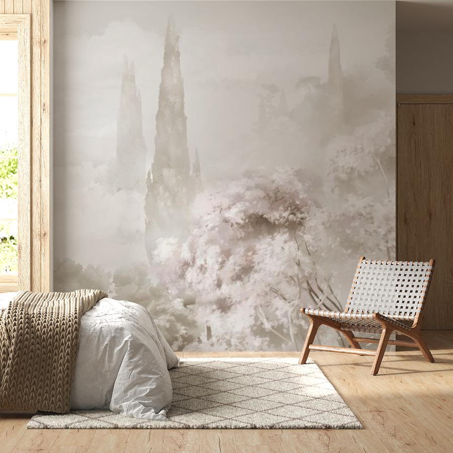 фотообои пейзаж в оттенке сепия 13-1109