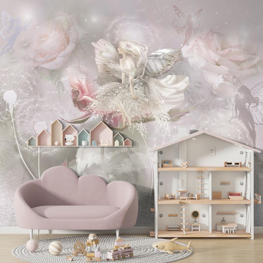 фотообои феи в цветах 13-861 фотообои феи в цветах 13-861