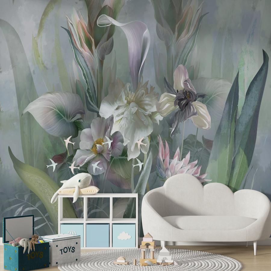 фотообои панно цветы 3д