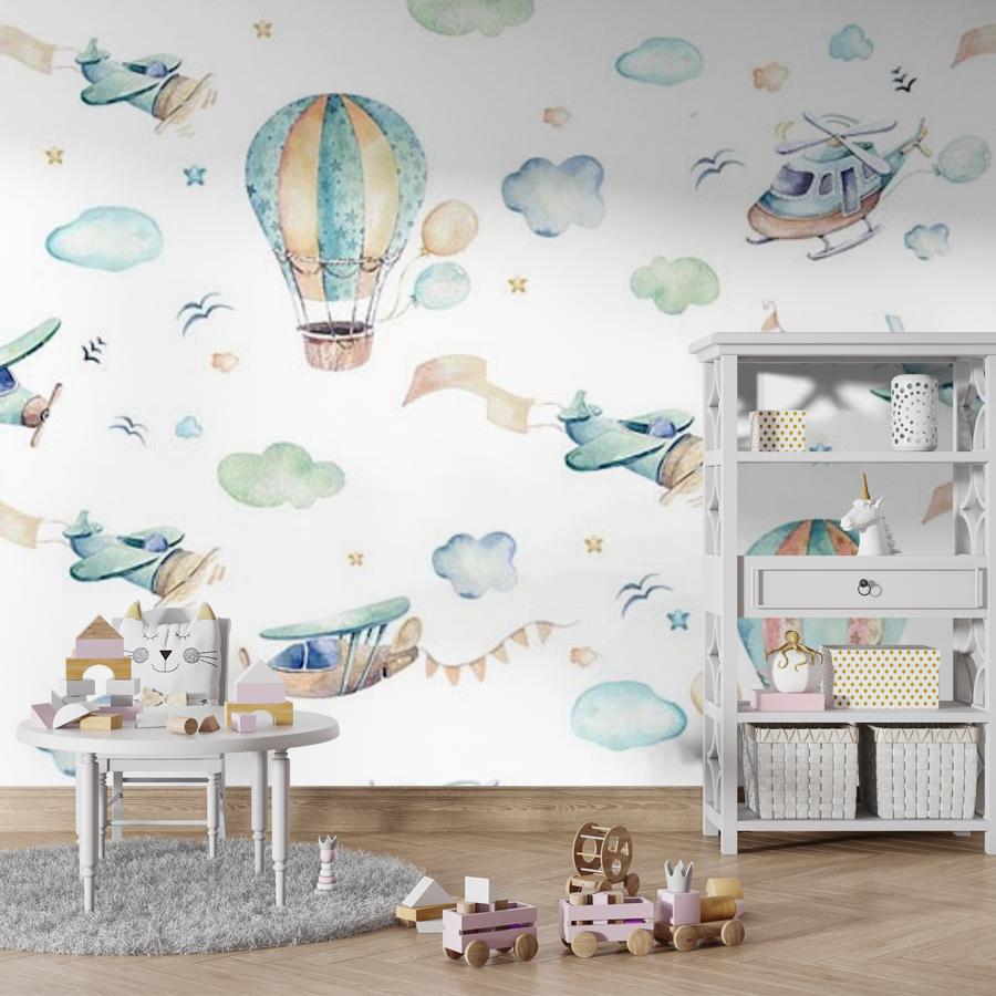 Фотообои и фотообои воздушные шарики 12-657