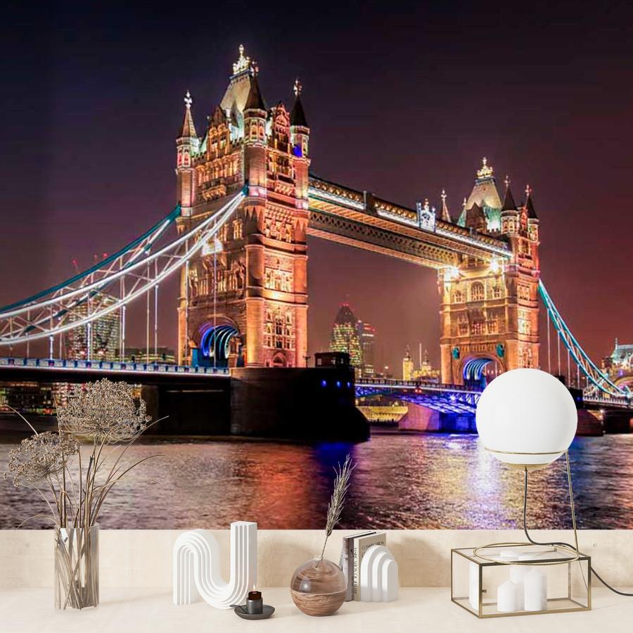 фотообои тауэрский мост поздним вечером 9-532