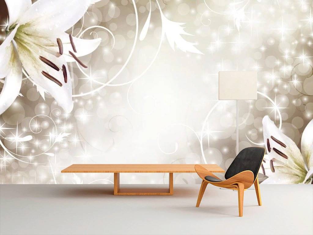 лилии цветы 15-738