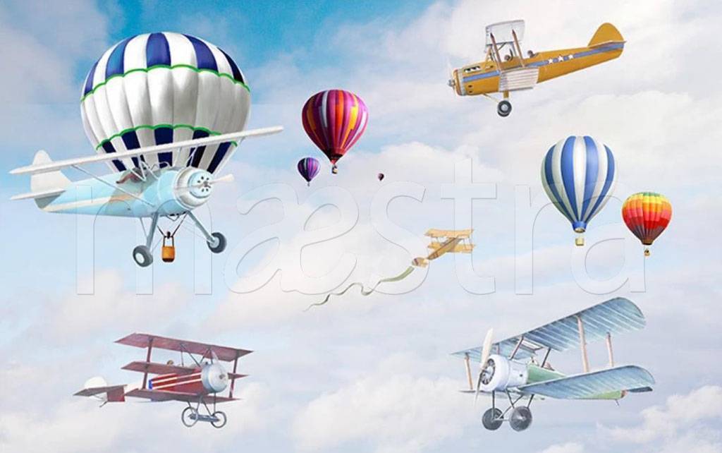 Фотообои Самолеты в небе