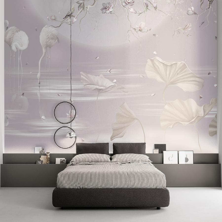 фотообои фламинго под луной 13-908 фотообои фламинго под луной 13-908