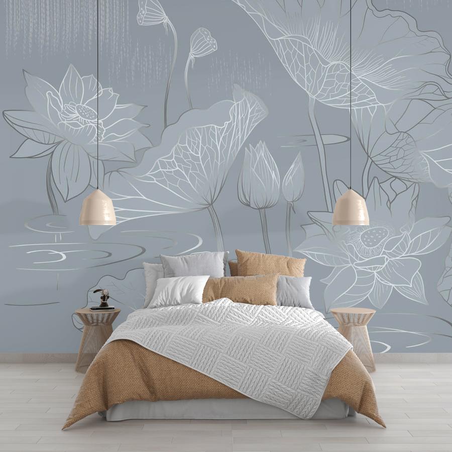 фотообои листья кувшинок 13-729 фотообои листья кувшинок 13-729