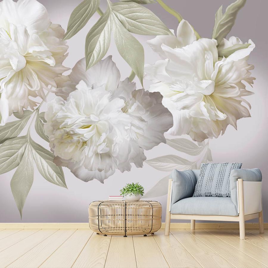 фотообои пионы серые 3д 13-623 фотообои пионы серые 3д 13-623