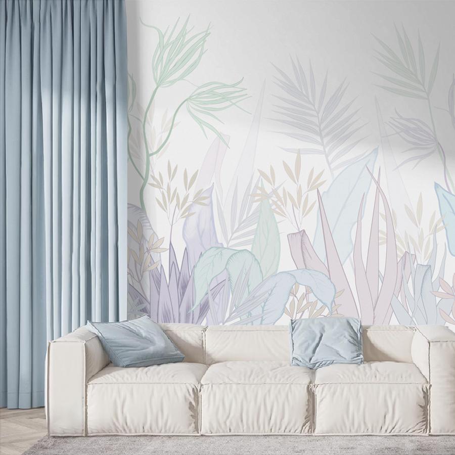 фотообои ботаника светлая 13-224