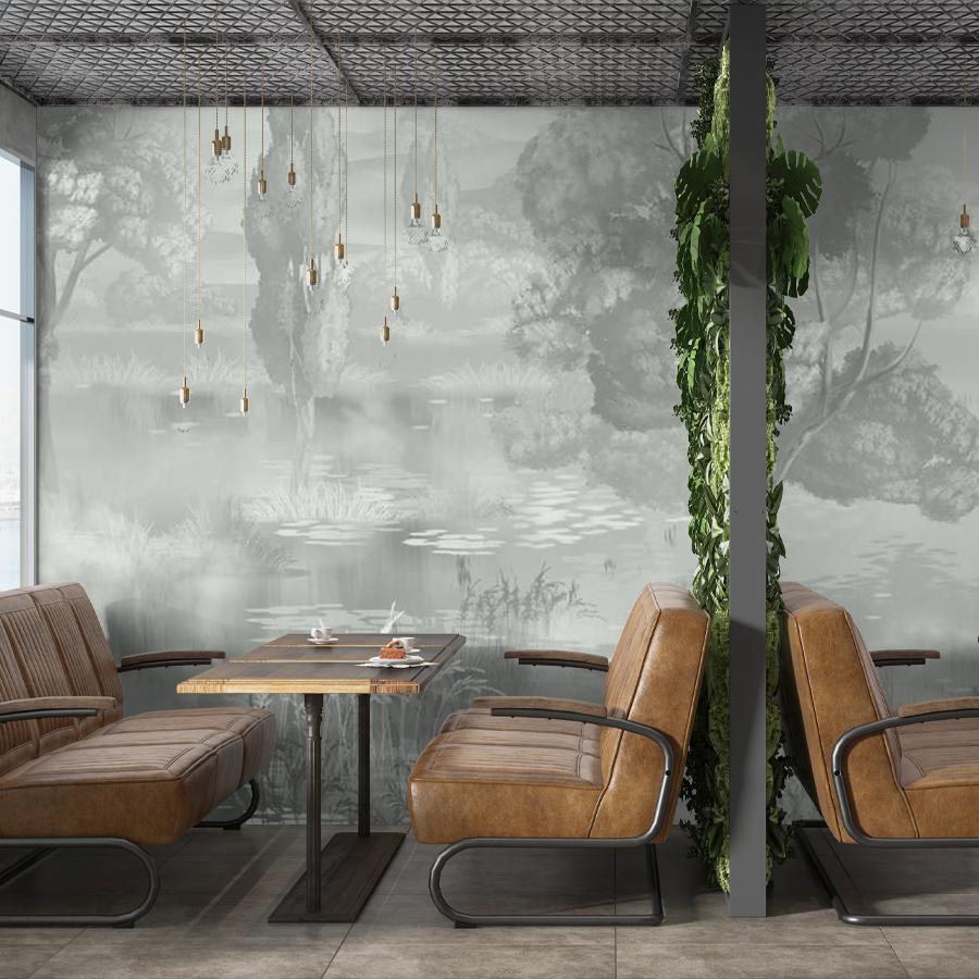 фотообои деревья графитовые 13-1075